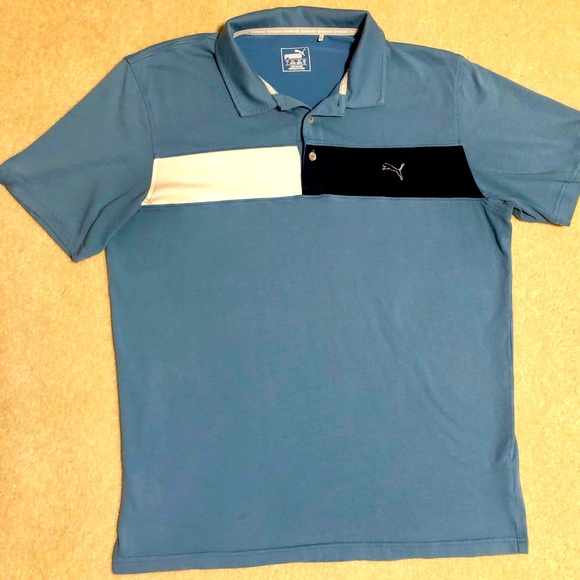 Puma Golf Men’s Golf Polo - Size L - Picture 1 of 6